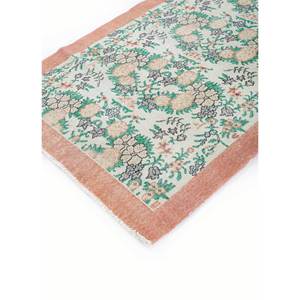 พรมขนสัตว์ถักมือลายดอกไม้สีแดงส้ม รุ่น Pae-3284 ขนาดใหญ่ สไตล์วินเทจ สำหรับห้องนั่งเล่น ห้องโถง ห้องนอนวัยรุ่น รูปทรงสี่เหลี่ยมผืนผ้า - Product Image 2