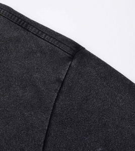 Camiseta de algodón de gran tamaño para hombre, camiseta de verano de manga corta de algodón de peso pesado con hombro caído para hombre - Product Image 3