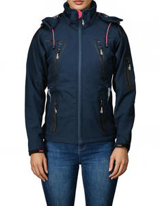 Comfortable Breathable Zipper Hooded Durable Softshell Jacket For Women Wholesale Lightweight Stand Collar Winterwear Jacket - Product Image 1