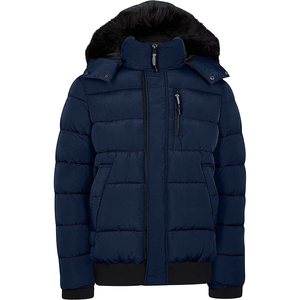 Doudoune à logo brodé personnalisé Vêtements de promotion Doudoune élégante avec capuche amovible Mode hivernale - Product Image 3