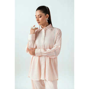 Conjunto de Dos Piezas IUSTTS-857 con Efecto Arrugado y Teñido, Primavera/Verano, Talla XXS, Largo por Encima de la Rodilla - Product Image 1