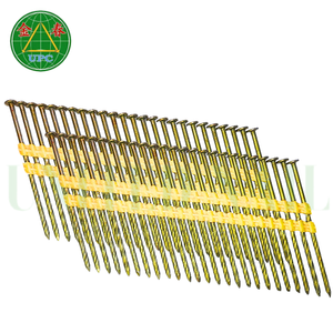 Clous en bande de 3 ''4000pcs Fabrication de palettes en acier traité thermiquement longue durée Style tête à damier Type de tige à anneau/vis - Product Image 5