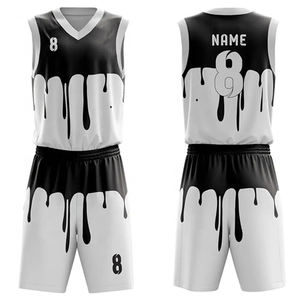 Uniforme de basket-ball unisexe de haute qualité, vêtements de sport unis et confortables pour hommes avec logo personnalisé taille prix de vente en entier - Product Image 1