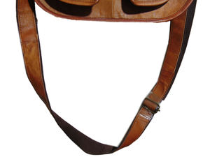 Sac de selle en cuir véritable pour femmes et filles Style indien 12 \ "Sac à main - Product Image 3