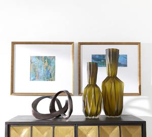 Sculpture en laiton bronze antique Design unique de tourbillon Décoration de table d'appoint de décoration d'intérieur de l'Inde Sculpture en métal de luxe moderne - Product Image 3