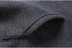 Sudadera con capucha de diseño personalizado para hombre 100% algodón poliéster polar con bolsillo canguro y cordón para el invierno - Product Image 4