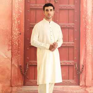 Conjunto de Moda Desi Personalizado al por Mayor para Hombre, Shalwar Kameez de Algodón Transpirable, Talla Grande, Vestido Largo Informal Islámico de Pakistán - Product Image 2