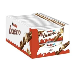 Ferrero Vriendelijkere Verrassing Kindervreugde Vriendelijker Bueno Beschikbare Zwarte Chocolade Met Koekjes Zoet Snoep