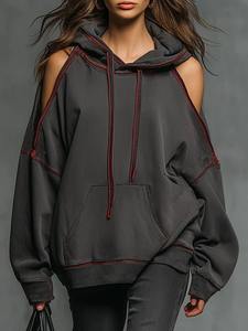 Premium Quality Hand-Painted Hoodies Distressed Vintage Acid Washed High Street Pullover Custom <b>Hoodie</b> for <b>Men</b> - Product Image 2