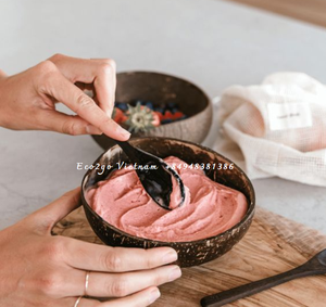 ชามกะลามะพร้าว / เป็นมิตรกับสิ่งแวดล้อม | ยั่งยืน | นํากลับมาใช้ใหม่ได้ | ธรรมชาติ | Eco2go Vietnam - Product Image 4