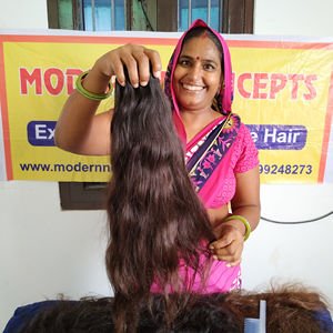 Cabello Indio Virgen al Por Mayor a Precio de Fábrica, Paquete de Cabello Ondulado 100% Humano, Extensiones de Cabello Humano Natural Ondulado de Proveedores de Cabello Virgen - Product Image 5