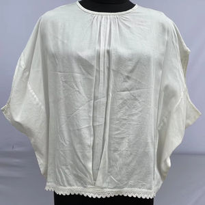 เสื้อลำลองคอวีพิมพ์ลายสไตล์โบฮีเมียนยาวคอวีพิมพ์ลายโลโก้โอเวอร์ไซส์ออกแบบได้ตามที่ต้องการ - Product Image 1