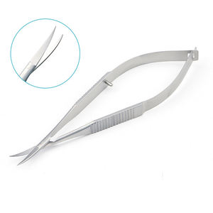 Profesional 12,5 cm Super Sharp Curved Russian Nail Cutticle Micro Tijeras Acero inoxidable Manicura Herramienta de belleza - Product Image 4