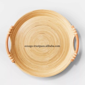 Assiettes en bambou écologiques réutilisables Offre Spéciale en bambou naturel au Vietnam durables et respectueuses de l'environnement - Product Image 3