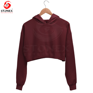 Custom <b>Men's</b> Distressed Cropped <b>Pullover</b> Hoodie Streetwear Style Drop Shoulder Pocket Fashionable Fleece <b>for</b> Winter Plain Dyed - Product Image 6