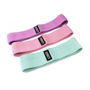 Bandes de résistance personnalisées pour la Gym, cercle de hanches avec un Design doux et antidérapant pour bande de hanche - Product Image 4