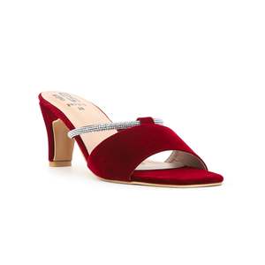 Pantoufles de sport formelles bordeaux FR7970 - Product Image 3