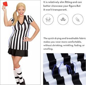 Camiseta de Árbitro para Hombre, Cuello en V, Mangas Cortas, Uniforme de Árbitro, Traje de Referee, Transpirable, de Poliéster/Algodón para Baloncesto - Product Image 4