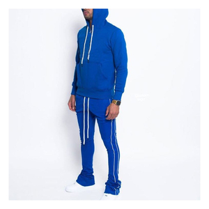 Vêtements de sport décontractés et écologiques unisexes personnalisés 100% survêtement d'hiver en coton respirant grande taille ensembles de pantalons de survêtement à capuche - Product Image 6