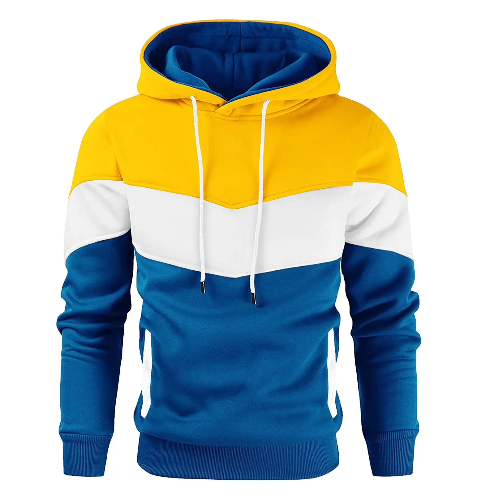 Multi-Panel Kleur Groothandel Op Maat Gemaakt Nieuw Ontwerp Bedrukt Hoodies Oem Service Best Verkopende Katoenen Hoodies Sweatshirts Voor Mannen