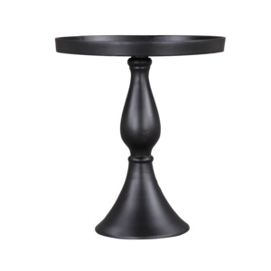 Mesa auxiliar de Metal de aluminio de Color negro, mesa auxiliar única hecha a mano para el hogar, Hotel, restaurante, accesorios para muebles - Product Image 1