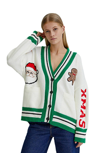 2025 Custom Design Women Knitted Cardigan Sweaters Top Custom Made Knitted Sweaters - Product Image 3