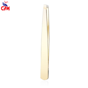 Pince à épiler professionnelle en acier inoxydable, pointe inclinée de précision, outil d'épilation, soin de beauté réutilisable - Product Image 5