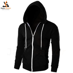 เสื้อฮู้ดดี้แฟชั่นสุดฮิตสำหรับฤดูร้อน เนื้อผ้าเบา ผู้ผลิตขายส่ง เสื้อฮู้ดดี้ผู้ชายไซส์ใหญ่ คุณภาพดีเยี่ยม มีซิป - Product Image 3