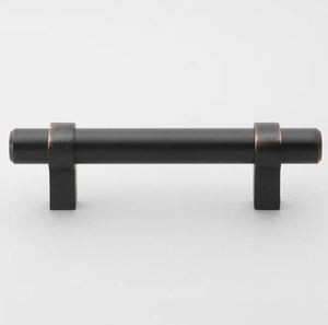 Tirador de armario de cajón de acero simple de tendencia caliente para el hogar cocina muebles de oficina hardware puerta cajón armario manija - Product Image 3