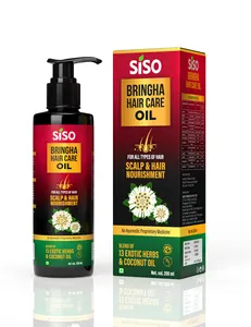 Óleo essencial de ervas para cabelos, óleo 100% orgânico natural para fortalecer as raízes e aumentar a espessura do cabelo