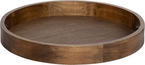 Plateau de service en bois classique pour service de chambre d'hôtel Plateau de service en bois décoratif pour centre de table à bas prix - Product Image 3