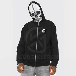 Sudaderas con capucha personalizadas de estilo callejero para hombre, sudaderas con cremallera de invierno para hombre, ropa al por mayor, sudaderas con capucha para jóvenes en blanco - Product Image 1
