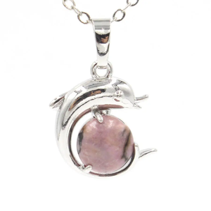 Fournisseur en gros de pendentifs en rhodonite naturelle, pendentif en argent sterling 925, fabrication de bijoux pour femmes - Product Image 1