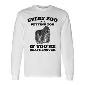 T-shirt à manches longues Brave - Chaque zoo est un zoo de promenade - Produit promotionnel - Product Image 1