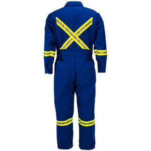 Overoles de aramida, ropa de trabajo protectora con cintas visibles, ropa de seguridad laboral antiestática transpirable - Product Image 2