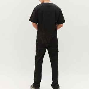 Fade Resistant Men Hospital Uniform Featuring Breathable Fabric And Adjustable Waist Straight Fit <b>Trousers</b> For Daily Comfort - Product Image 4