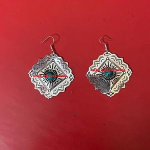 High Quality Handmade Artificial Indian Traditional Metal Alloy Earrings for Girls Trending Designer Handmade Jewelry for Women - Product Image 5