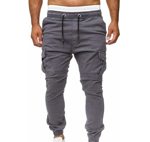 Pantalones Cargo Casuales Rectos con Logotipo Personalizado, Pantalones Deportivos Unisex de Alta Calidad, Transpirables, Antiarrugas y con Múltiples Bolsillos - Product Image 1