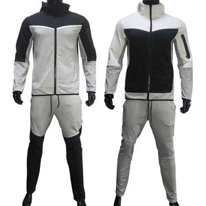 Chándal personalizado para hombre 2025, conjunto de ropa deportiva de algodón y poliéster ajustado con capucha a la moda, diseño cómodo y asequible al por mayor - Product Image 1