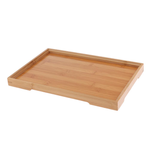 Plateau de service en bois d'acacia Plateau de service en bois simple rectangulaire personnalisable élégant de haute qualité - Product Image 5