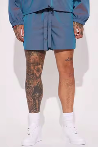 Chándales con cremallera para hombre de fabricante superior con logotipo de impresión personalizado OEM crea tu propio estilo chándales cortavientos de dos piezas de nailon - Product Image 5