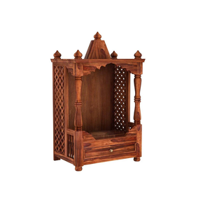 Mini Templo de Madera Ecológico, Set de Regalo con Ídolos e Incienso, Tamaño y Color Personalizables, Resistente al Agua, para Regalos Espirituales de Diwali - Product Image 2