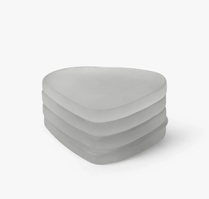 Juego de posavasos de té de resina de Color guijarro de playa de coco ecológico de alta calidad para café y utensilios de cocina - Product Image 1