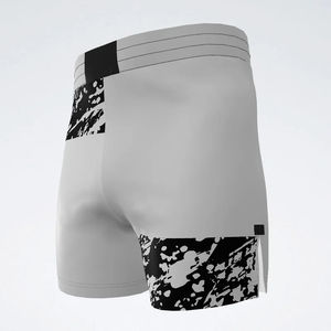 Pantalones cortos de entrenamiento BJJ personalizados de alta calidad para hombre, patrón sólido, cintura elástica, estilo informal, técnica de lona teñida Lisa a la venta - Product Image 1