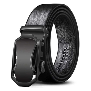 Ceinture universelle double face en cuir véritable noir et marron Ceinture d'affaires mode décontractée pour hommes - Product Image 5