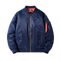 Veste tactique d'extérieur pour hommes Airforce Flight Pilot Bomber Jacket for Autumn Winter Casual Safari Varsity Jacket Winter Outdoor