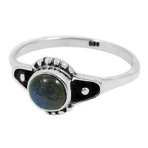 Natural Labradorite Bezel Setting <b>Rings</b> Handmade Vintage 925 Sterling Silver Gemstone Party <b>Ring</b> <b>for</b> Women Fashion Jewelry - Product Image 1