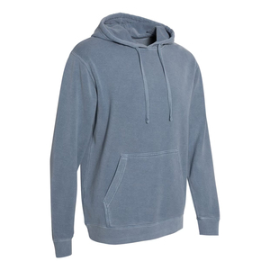 Sudadera con capucha con doble capa Vintage para hombre personalizada lavada con ácido y desteñida al sol, jersey de calle con cuerdas de forro polar de algodón en blanco para invierno - Product Image 4