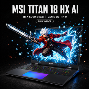 For MSI Titan 18 HX AI Gaming Laptop Core Ultra 9 285HX RTX 5080 16GB 64GB DDR5 18 <b>Inch</b> 4K Mini LED Gaming Wholesale - Product Image 1