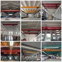 Pont roulant monopoutre robuste 5T 12m avec palan électrique à câble pour atelier de fabrication